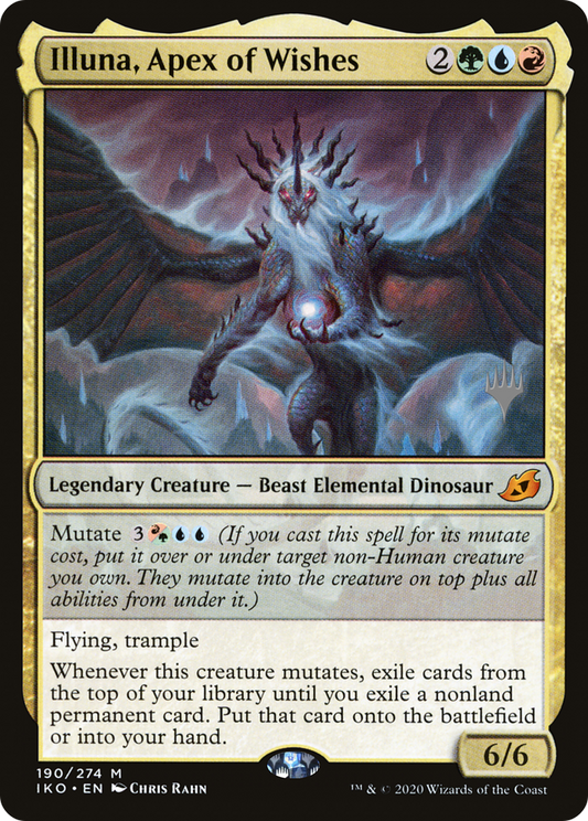 Illuna, Apex of Wishes (Promo Pack) [Ikoria: Lair of Behemoths Promos] Foil