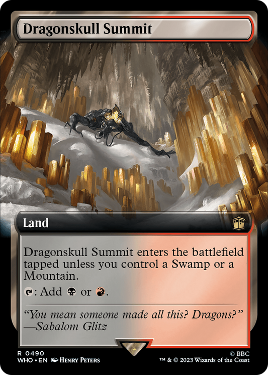 Dragonskull Summit (Extended Art) [Doctor Who] Foil