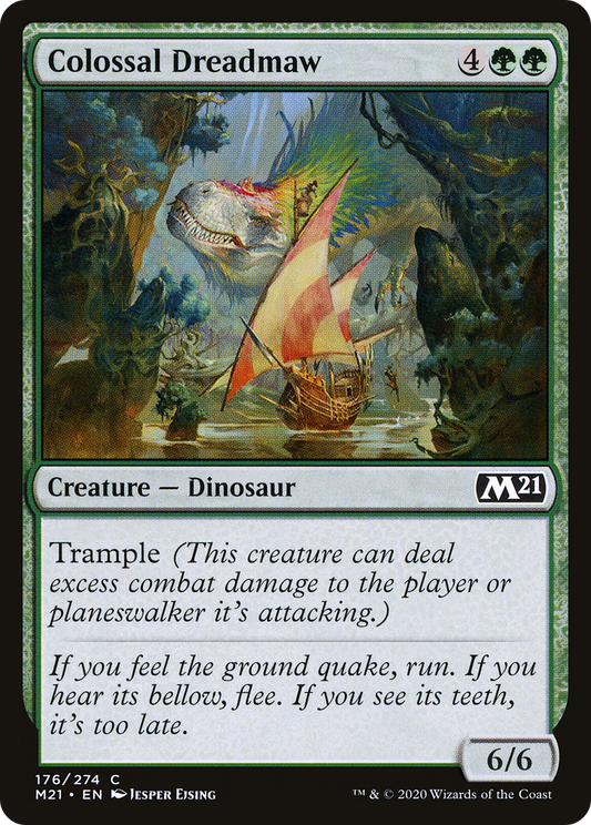 Colossal Dreadmaw [Core Set 2021] Foil