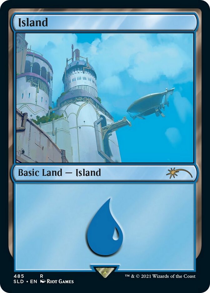 Island (485) [Secret Lair Drop Series] | Silver Goblin