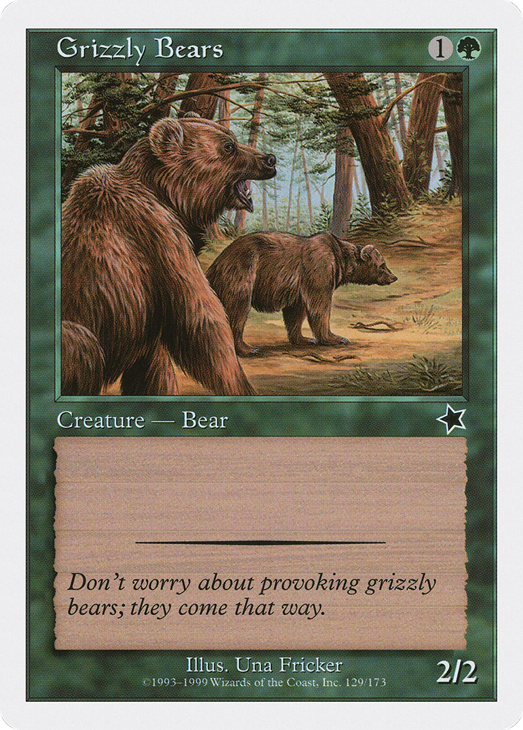 Grizzly Bears [Starter 1999] | Silver Goblin