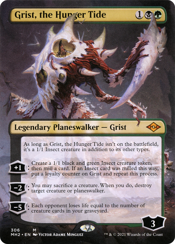 Grist, the Hunger Tide (Borderless) [Modern Horizons 2] Foil