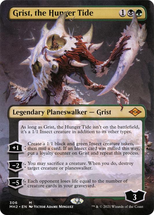 Grist, the Hunger Tide (Borderless) [Modern Horizons 2] Foil