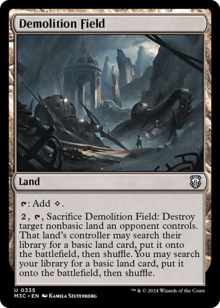 Demolition Field (Ripple Foil) [Modern Horizons 3 Commander] | Silver Goblin