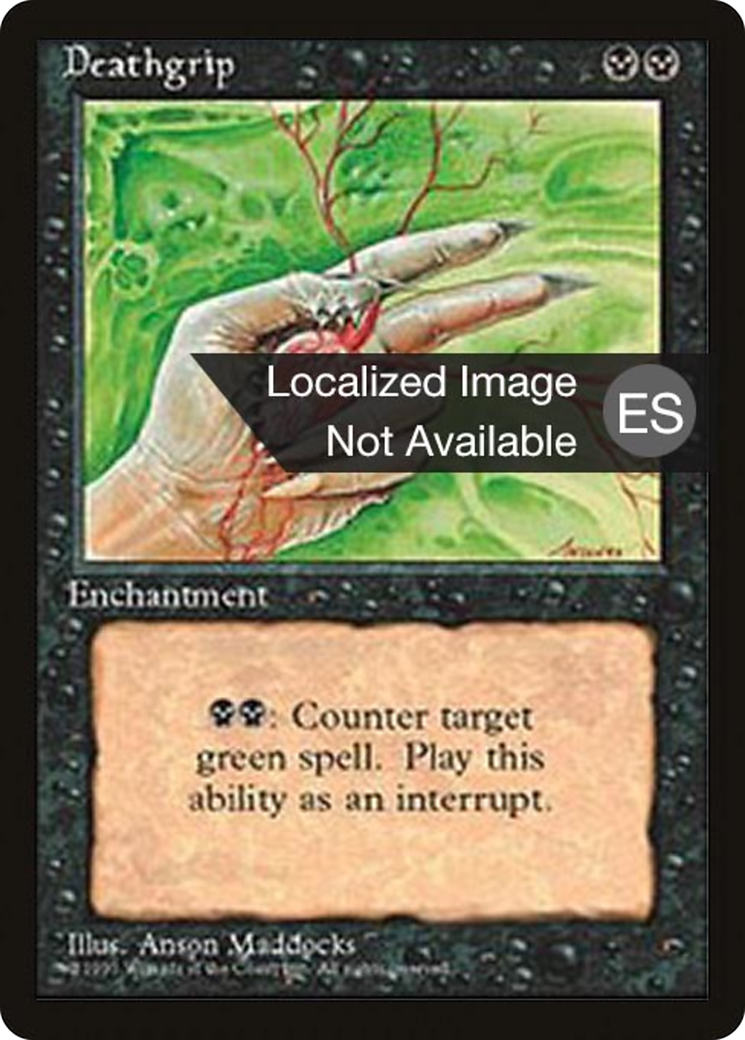 Deathgrip [Fourth Edition (Foreign Black Border)] | Silver Goblin