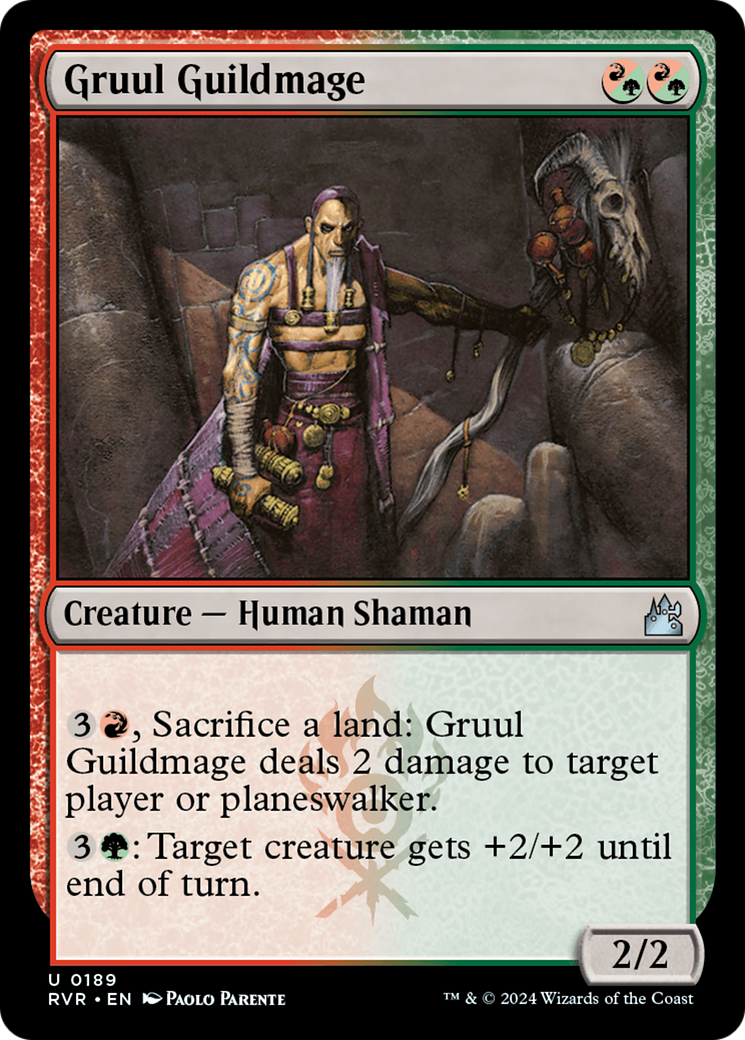 Gruul Guildmage [Ravnica Remastered] Foil