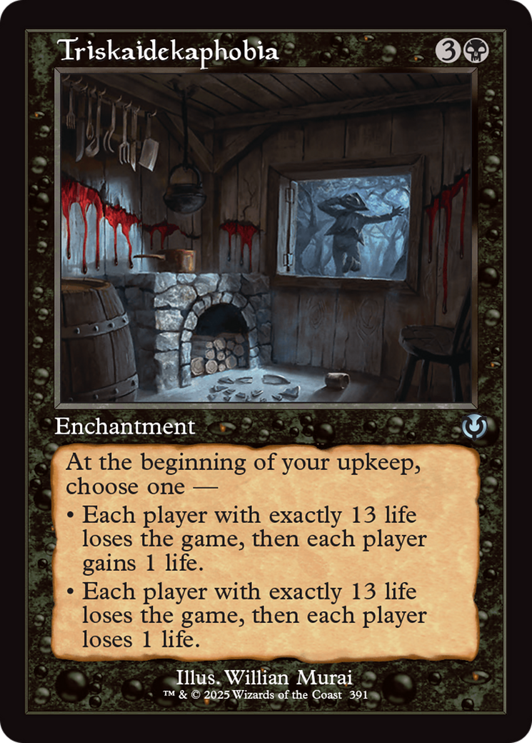 Triskaidekaphobia (Retro Frame) [Innistrad Remastered] | Silver Goblin