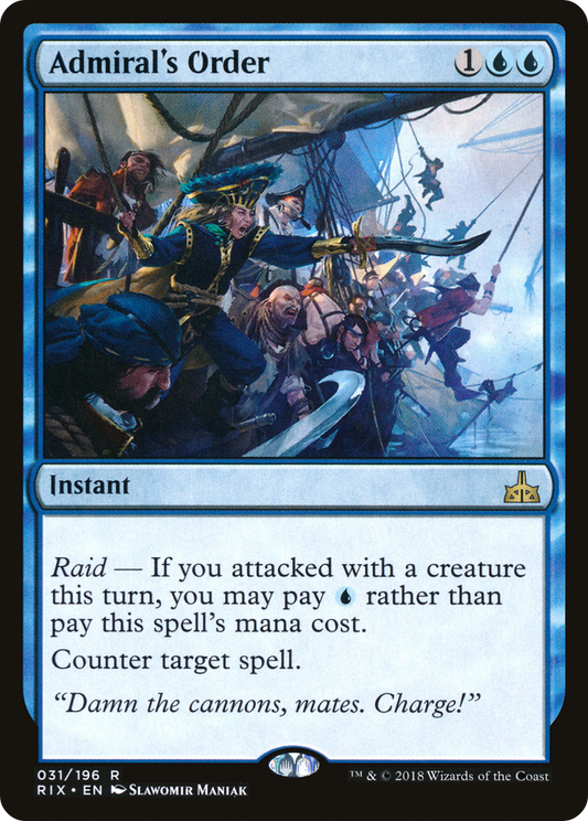 Admiral's Order [Rivals of Ixalan] Foil