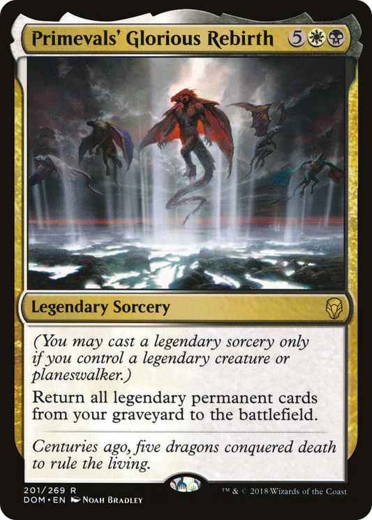 Primevals' Glorious Rebirth [Dominaria] Foil