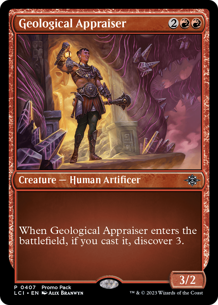 Geological Appraiser [The Lost Caverns of Ixalan Promos] | Silver Goblin