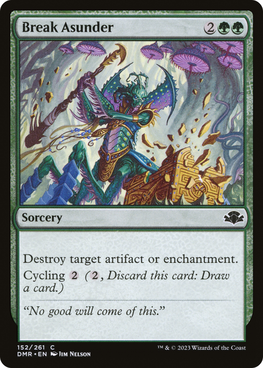 Break Asunder [Dominaria Remastered] Foil