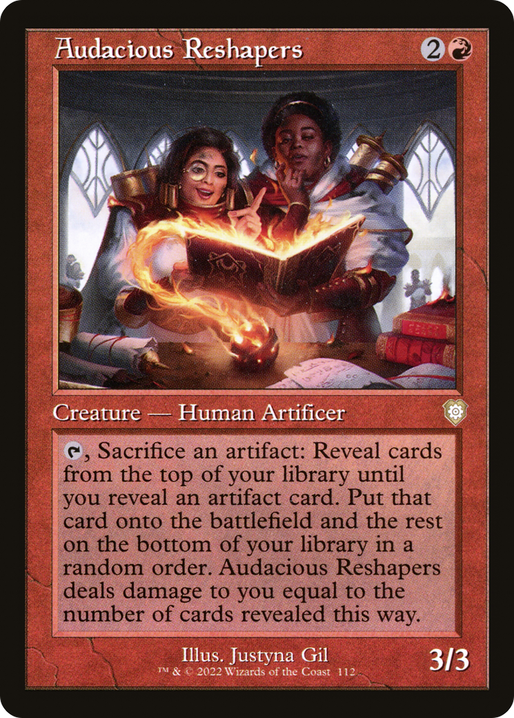 Audacious Reshapers (Retro) [The Brothers' War Commander] | Silver Goblin