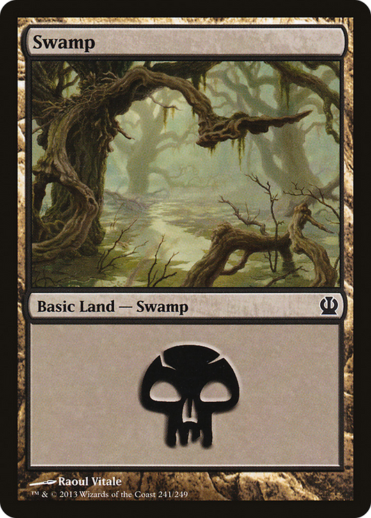 Swamp (241) [Theros] Foil