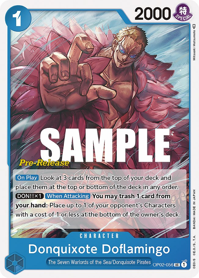 Donquixote Doflamingo [Paramount War Pre-Release Cards] | Silver Goblin