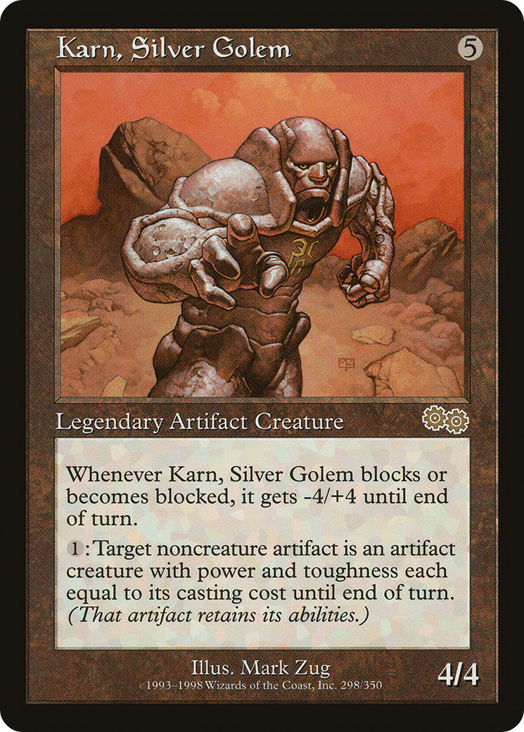 Karn, Silver Golem [Urza's Saga] | Silver Goblin