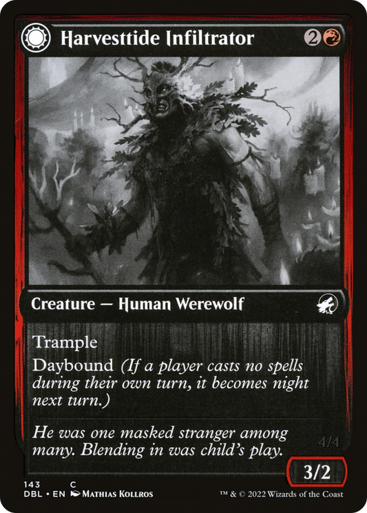 Harvesttide Infiltrator // Harvesttide Assailant [Innistrad: Double Feature] Foil