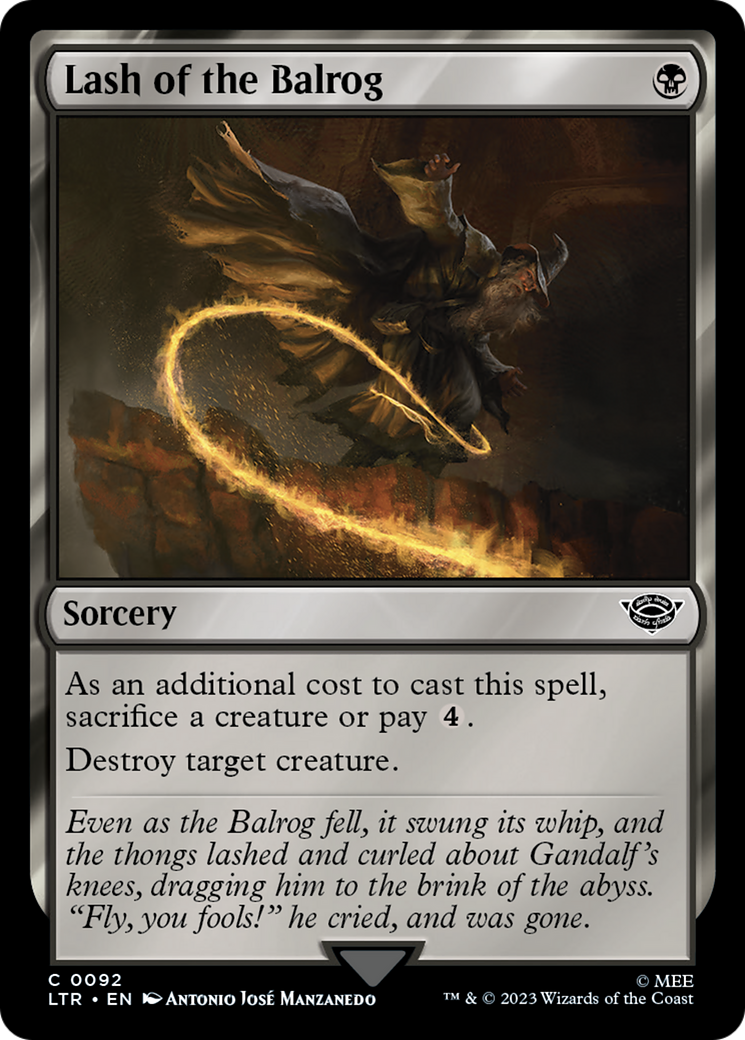 Lash of the Balrog [The Lord of the Rings: Tales of Middle-Earth] Foil