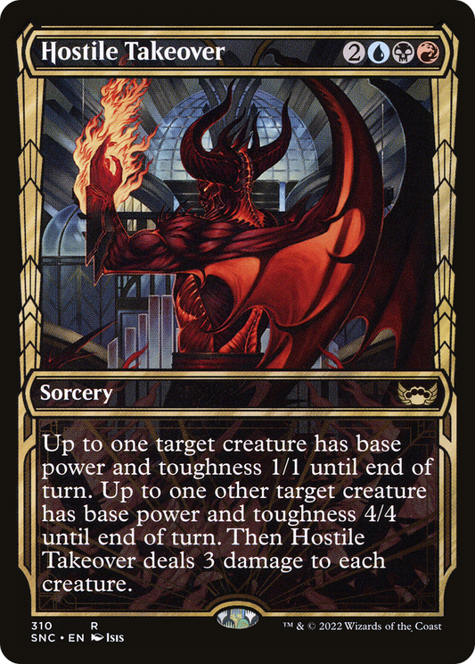 Hostile Takeover (Showcase Golden Age) [Streets of New Capenna] Foil