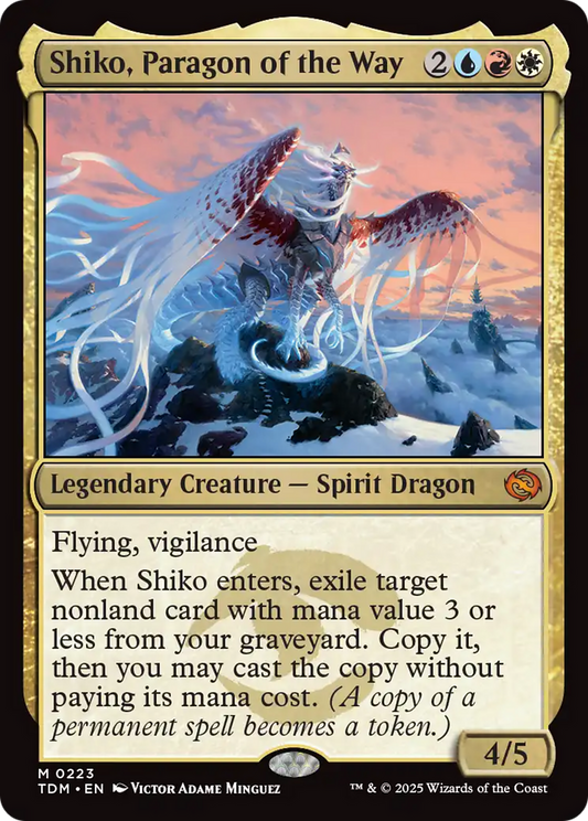 Shiko, Paragon of the Way (223) Foil