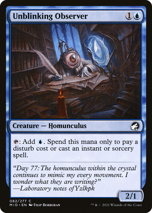 Unblinking Observer [Innistrad: Midnight Hunt] Foil