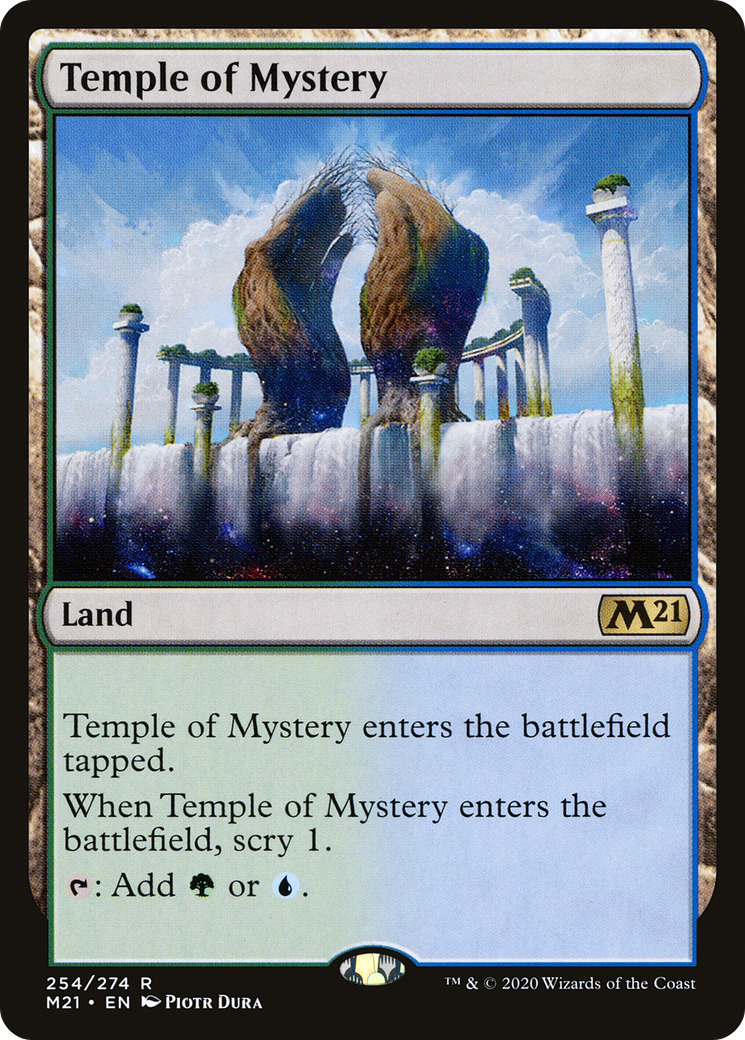 Temple of Mystery [Core Set 2021] Foil