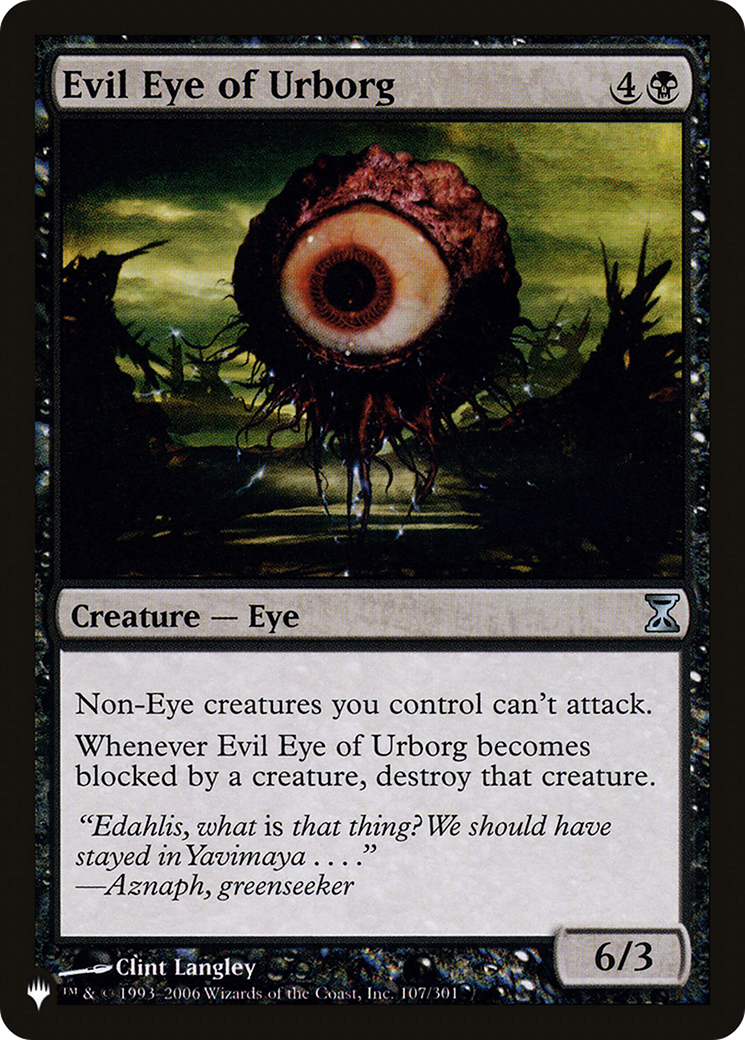 Evil Eye of Urborg [The List] | Silver Goblin