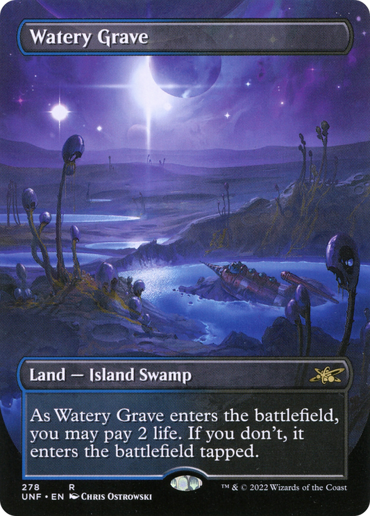 Watery Grave (Borderless) [Unfinity] Foil