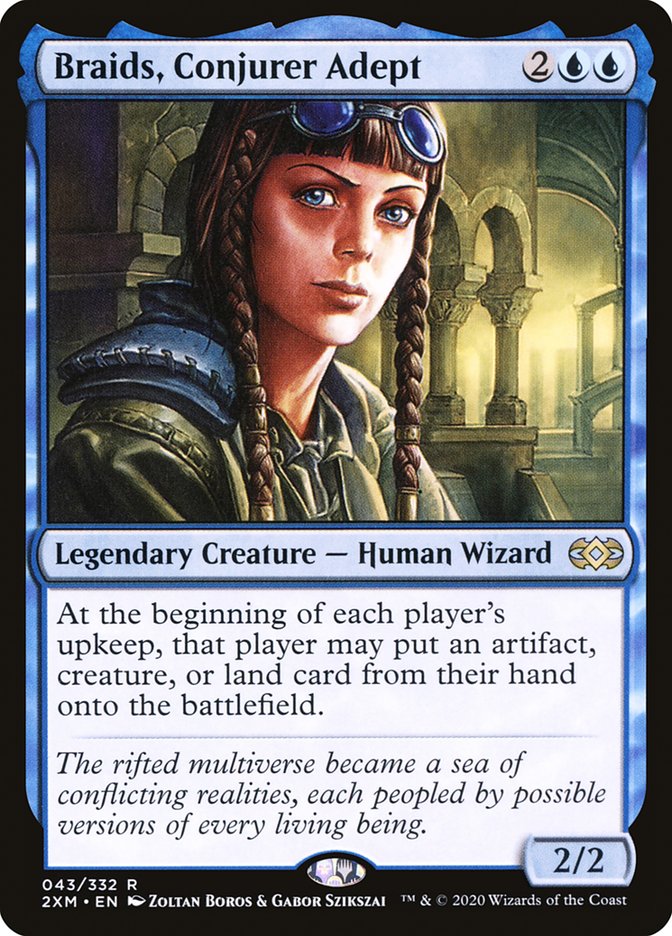 Braids, Conjurer Adept [Double Masters] | Silver Goblin