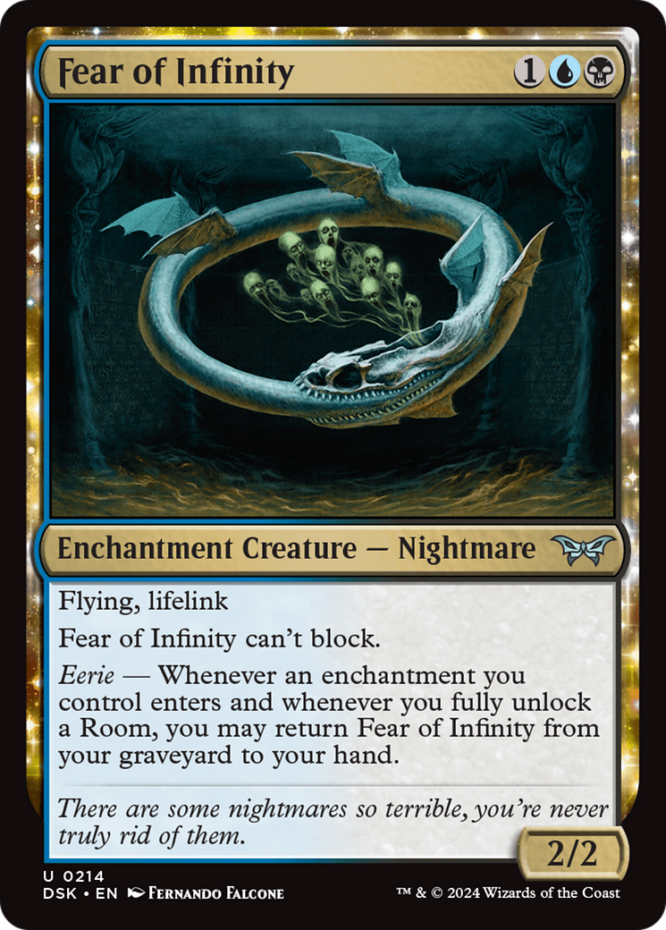 Fear of Infinity [Duskmourn: House of Horror] Foil