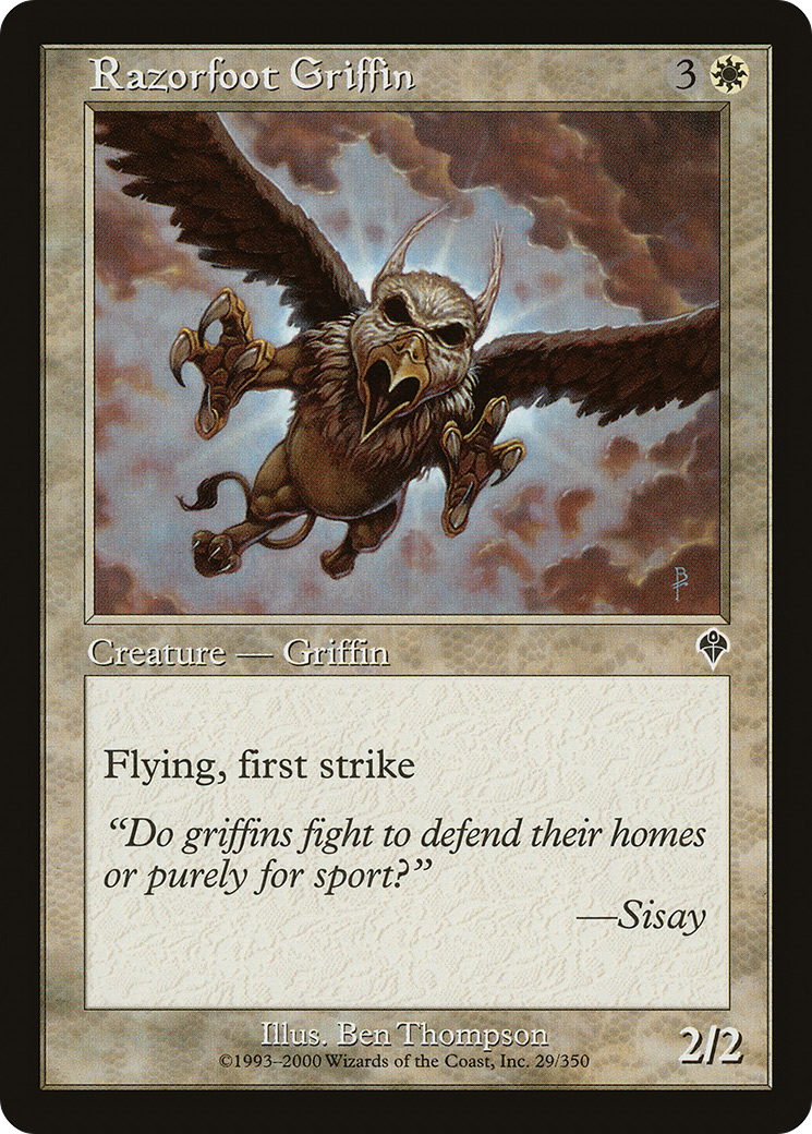 Razorfoot Griffin [Invasion] Foil