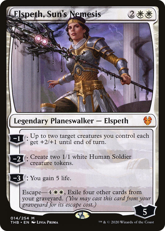 Elspeth, Sun's Nemesis [Theros Beyond Death] Foil