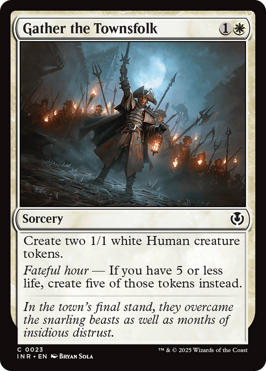 Gather the Townsfolk Foil (023) - Innistrad Remastered