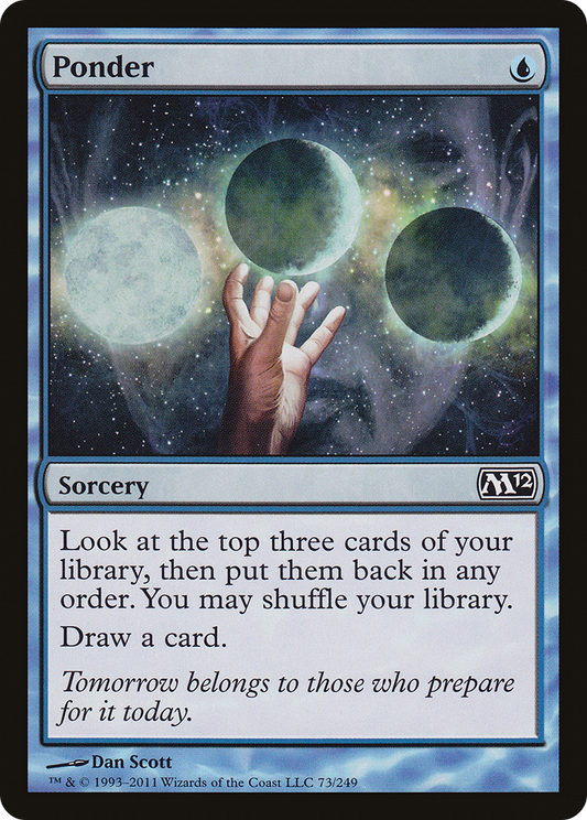 Ponder [Magic 2012] Foil