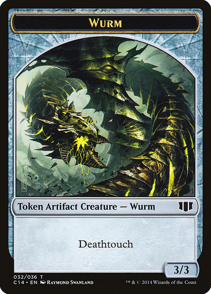 Wurm (032/036) // Goat Double-Sided Token [Commander 2014 Tokens] | Silver Goblin