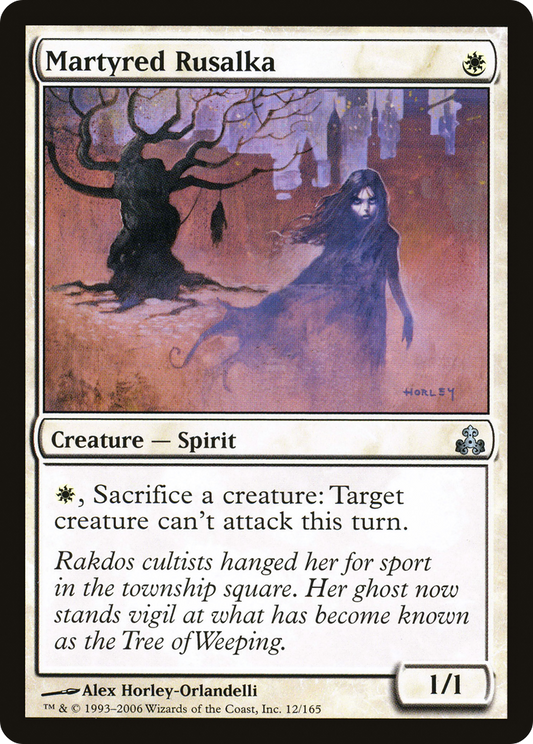 Martyred Rusalka [Guildpact] Foil