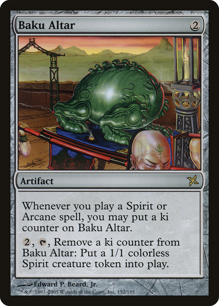 Baku Altar [Betrayers of Kamigawa] | Silver Goblin