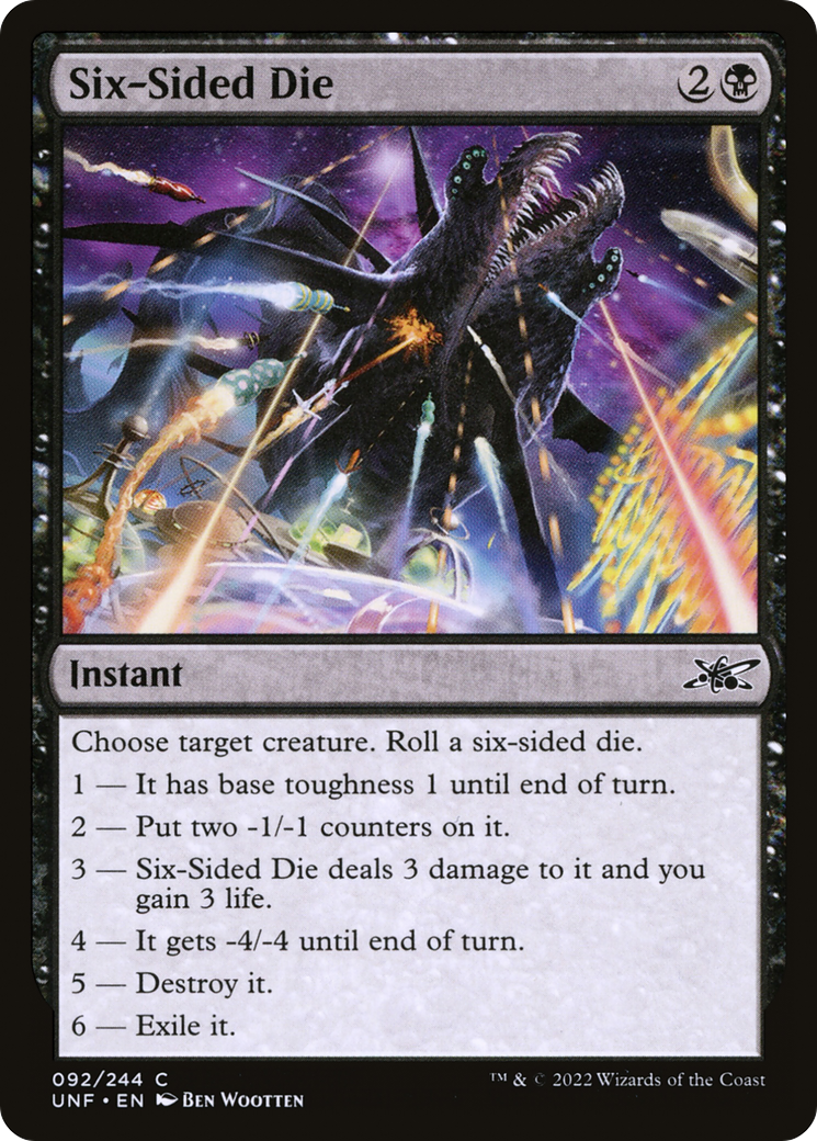 Six-Sided Die [Unfinity] Foil