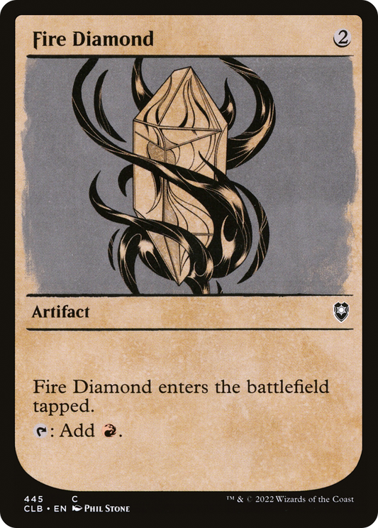 Fire Diamond (Showcase) [Commander Legends: Battle for Baldur's Gate] Foil