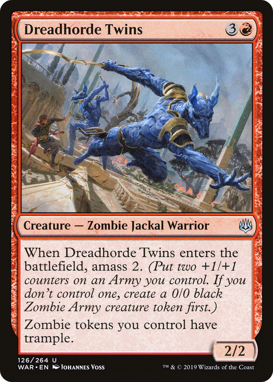Dreadhorde Twins [War of the Spark] Foil