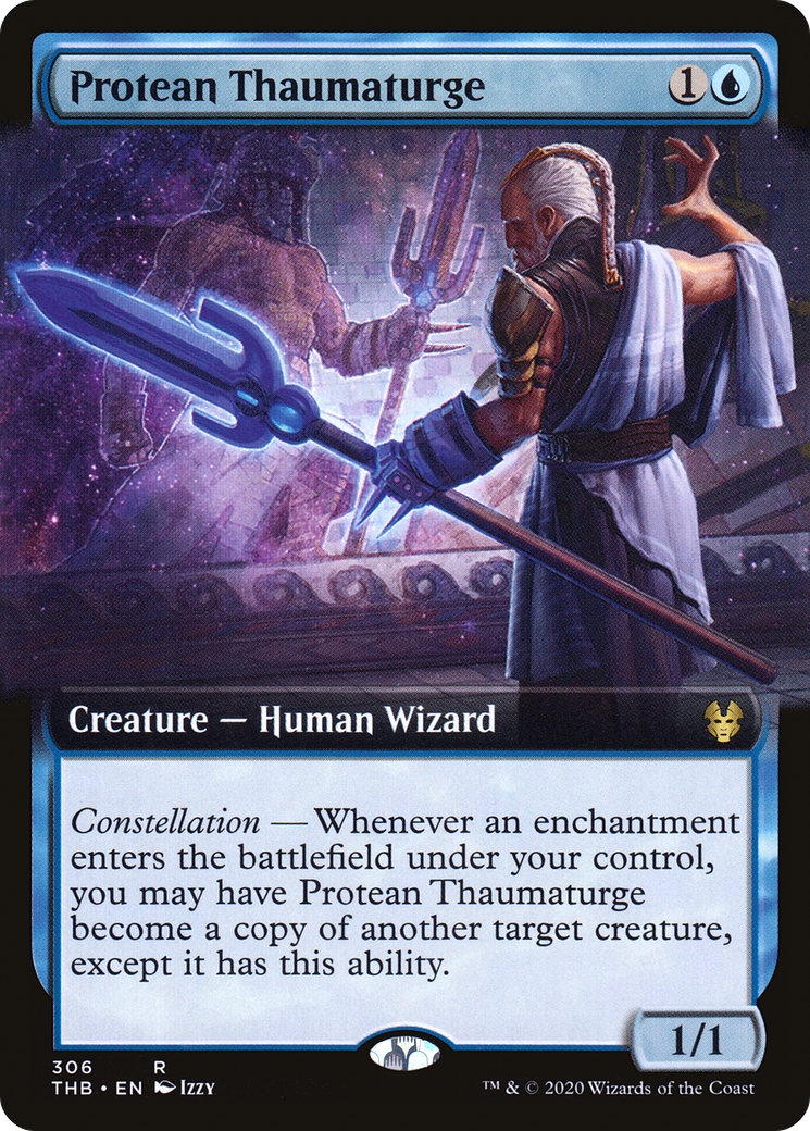 Protean Thaumaturge (Extended Art) (306) Foil - Theros Beyond Death