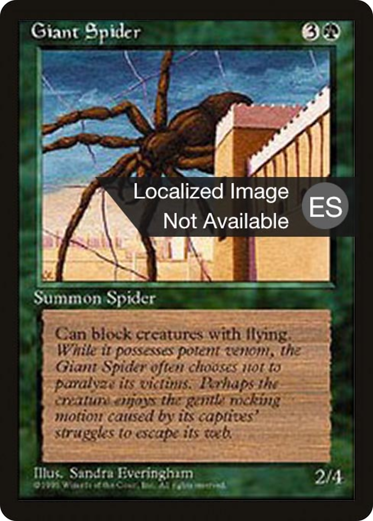 Giant Spider [Fourth Edition (Foreign Black Border)] | Silver Goblin