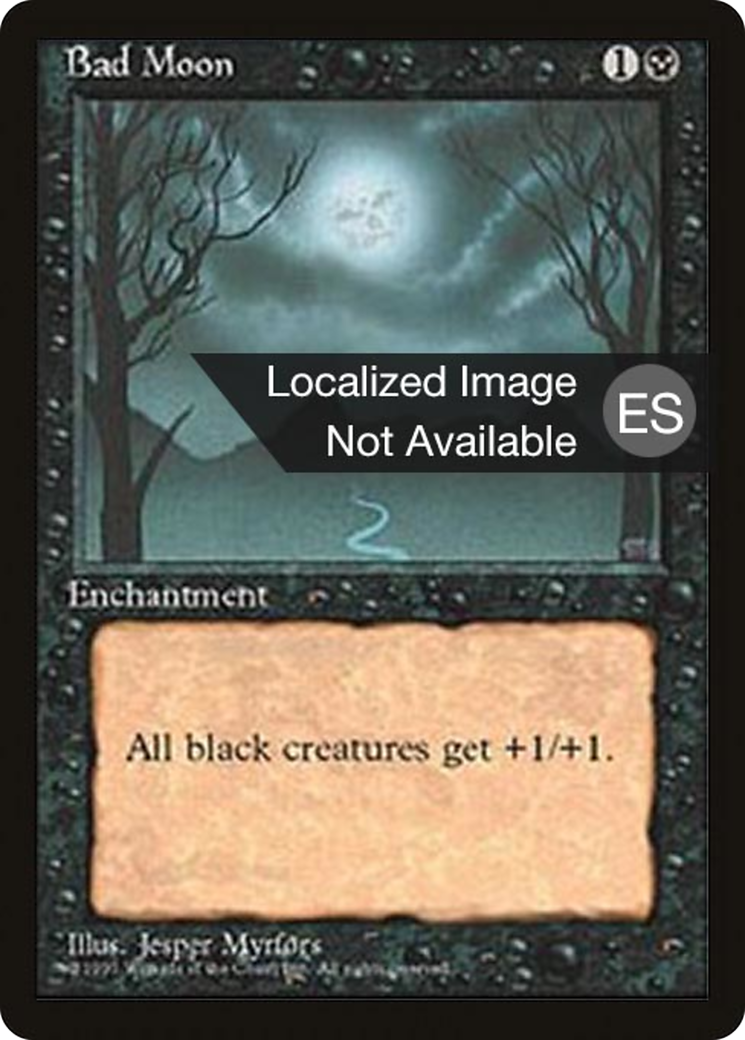 Bad Moon [Fourth Edition (Foreign Black Border)] | Silver Goblin