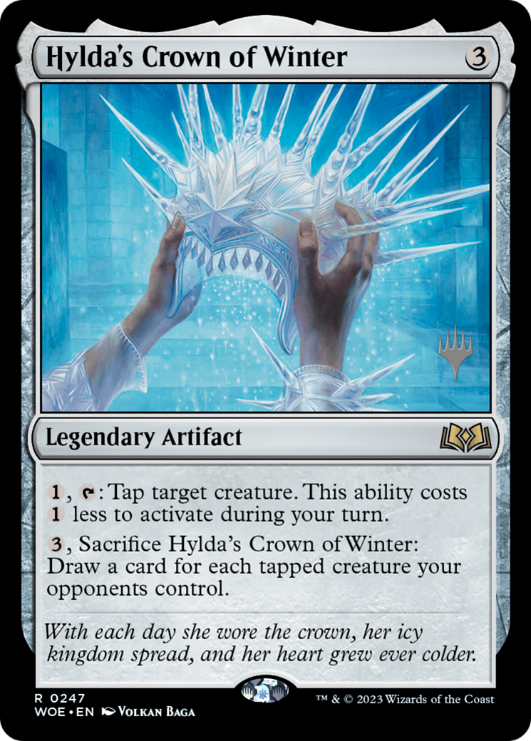 Hylda's Crown of Winter (Promo Pack) [Wilds of Eldraine Promos] Foil