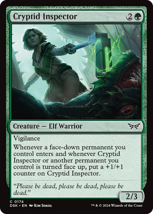 Cryptid Inspector [Duskmourn: House of Horror] Foil
