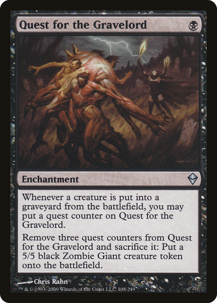 Quest for the Gravelord [Zendikar] | Silver Goblin