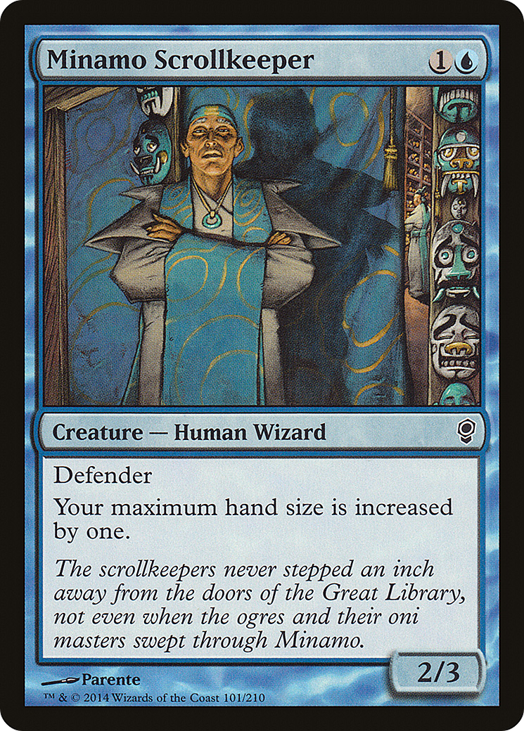 Minamo Scrollkeeper [Conspiracy] Foil