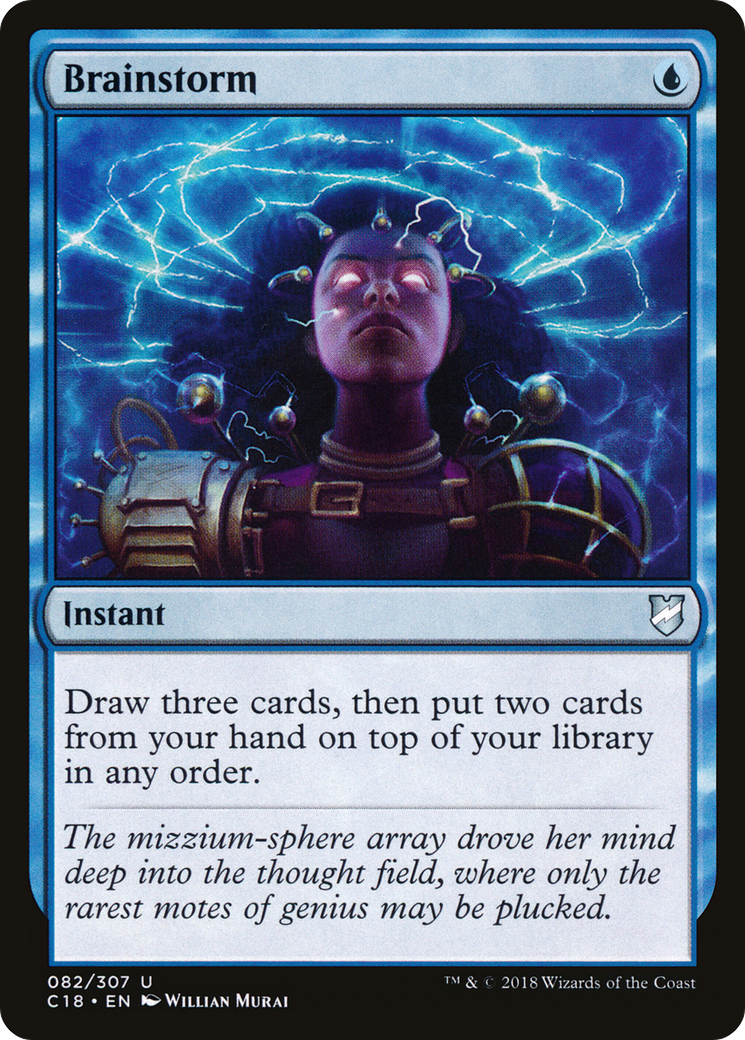 Brainstorm [Commander 2018] | Silver Goblin