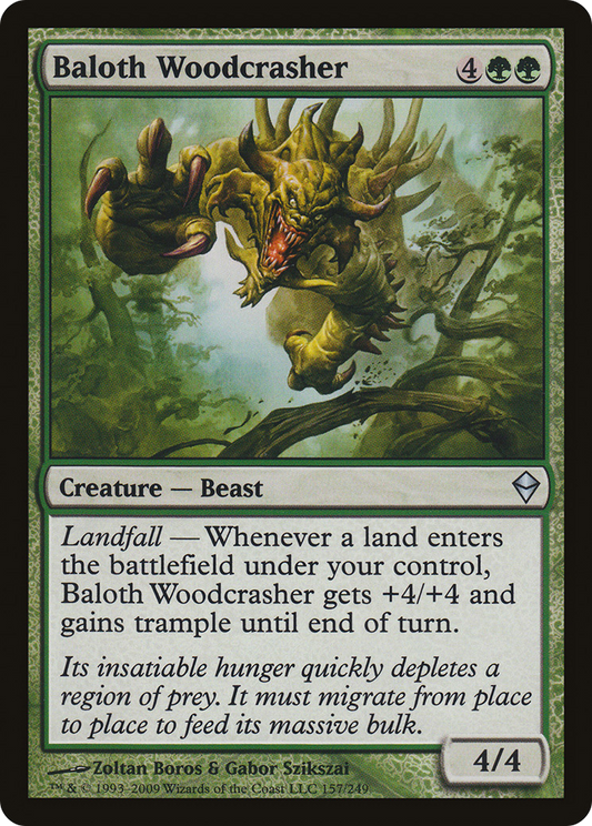 Baloth Woodcrasher [Zendikar] Foil