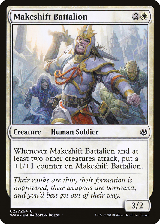 Makeshift Battalion [War of the Spark] Foil