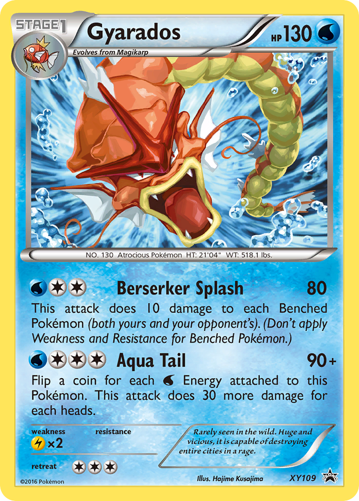 Gyarados (XY109) [XY: Black Star Promos] | Silver Goblin